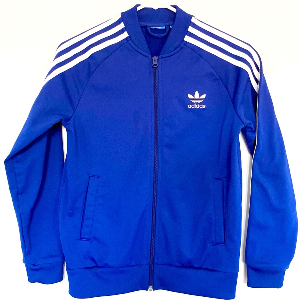 Blue Adidas Track Jacket